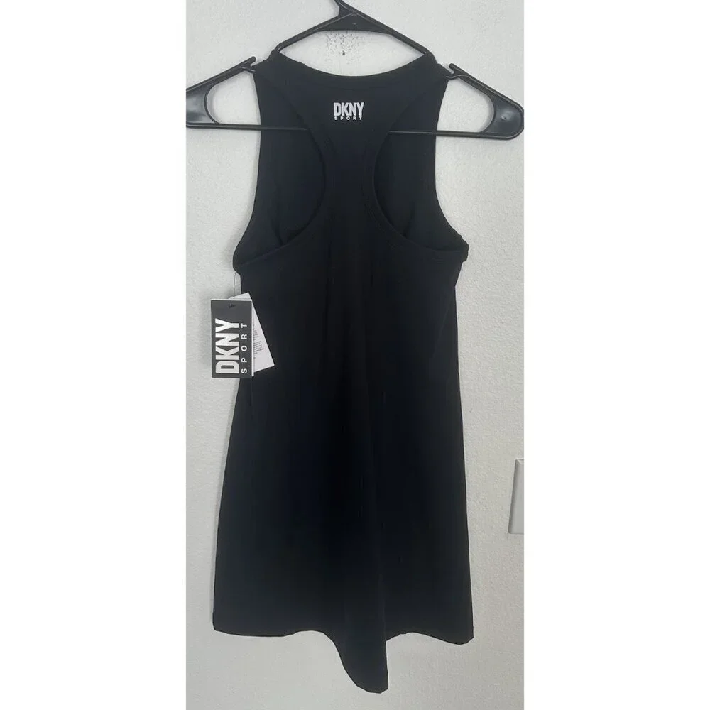 Dkny Sport Women's Regular Fit Racerback Sleeveless Tennis Dress New - Picture 3 of 16